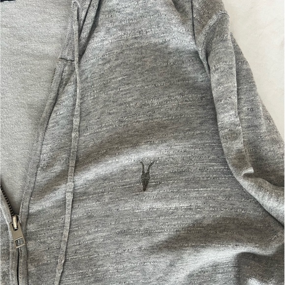 ALLSAINTS LIGHTWEIGHT FULL ZIP HOODIE - Picture 4 of 8